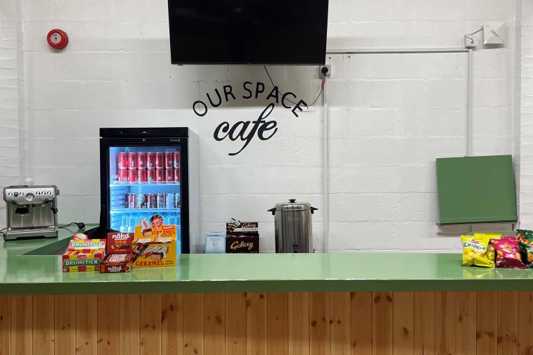 An image of the cafe bar